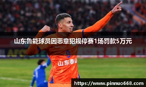 山东鲁能球员因恶意犯规停赛1场罚款5万元
